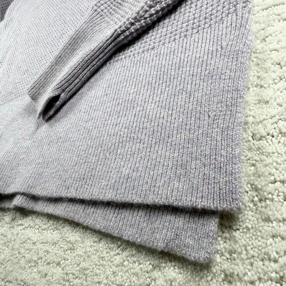 Everlane Heathered Lavender Cashmere Split Side Sweater - US Women’s S - Picture 3 of 10